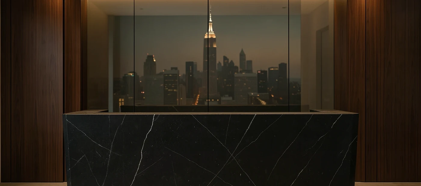 Premium executive reception visual