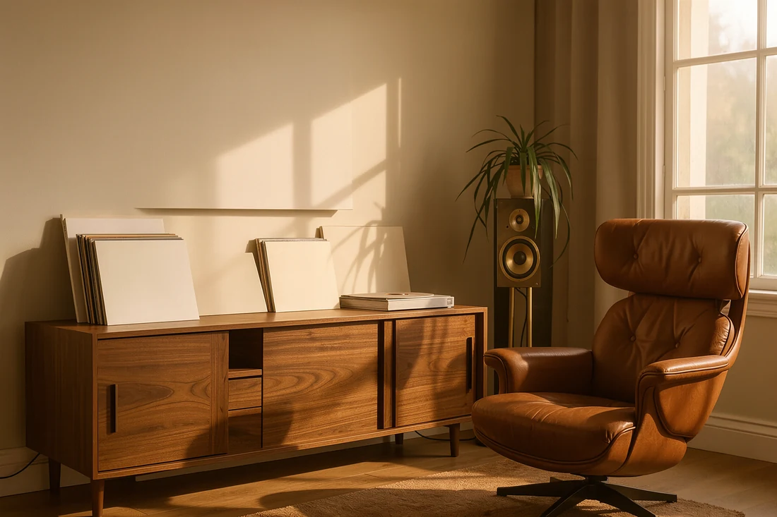 Western modern music room study